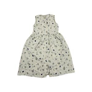 Cornelloki Girl Size 3/4 Summer Sleevless Dress Cottage Core Modest Pale Green